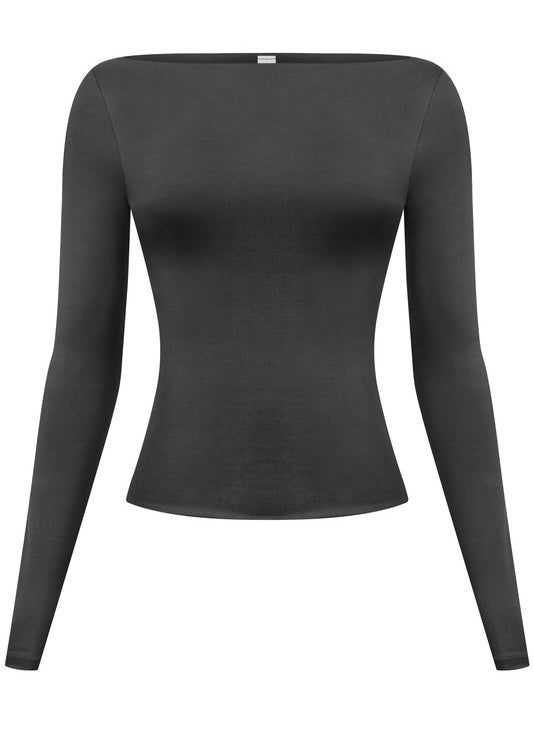 EV Basic Boat Neck (Black)