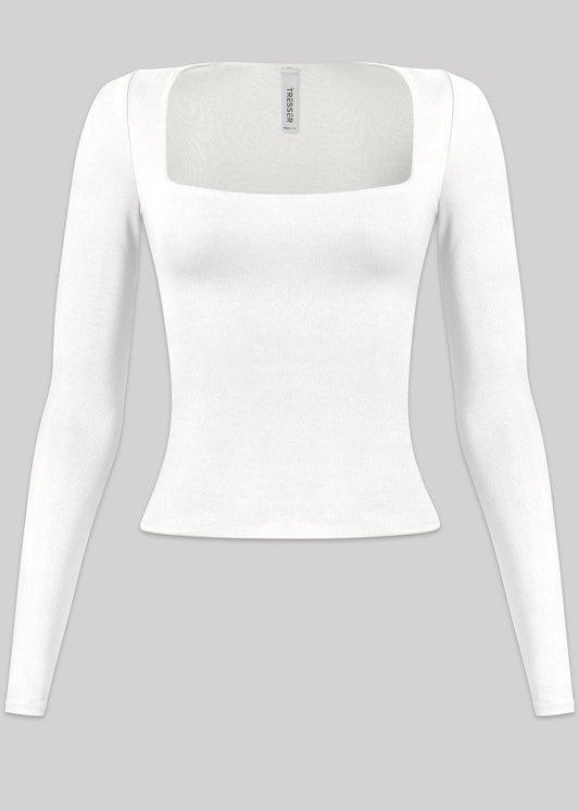 EV Basic SQ Long Sleeve (White)