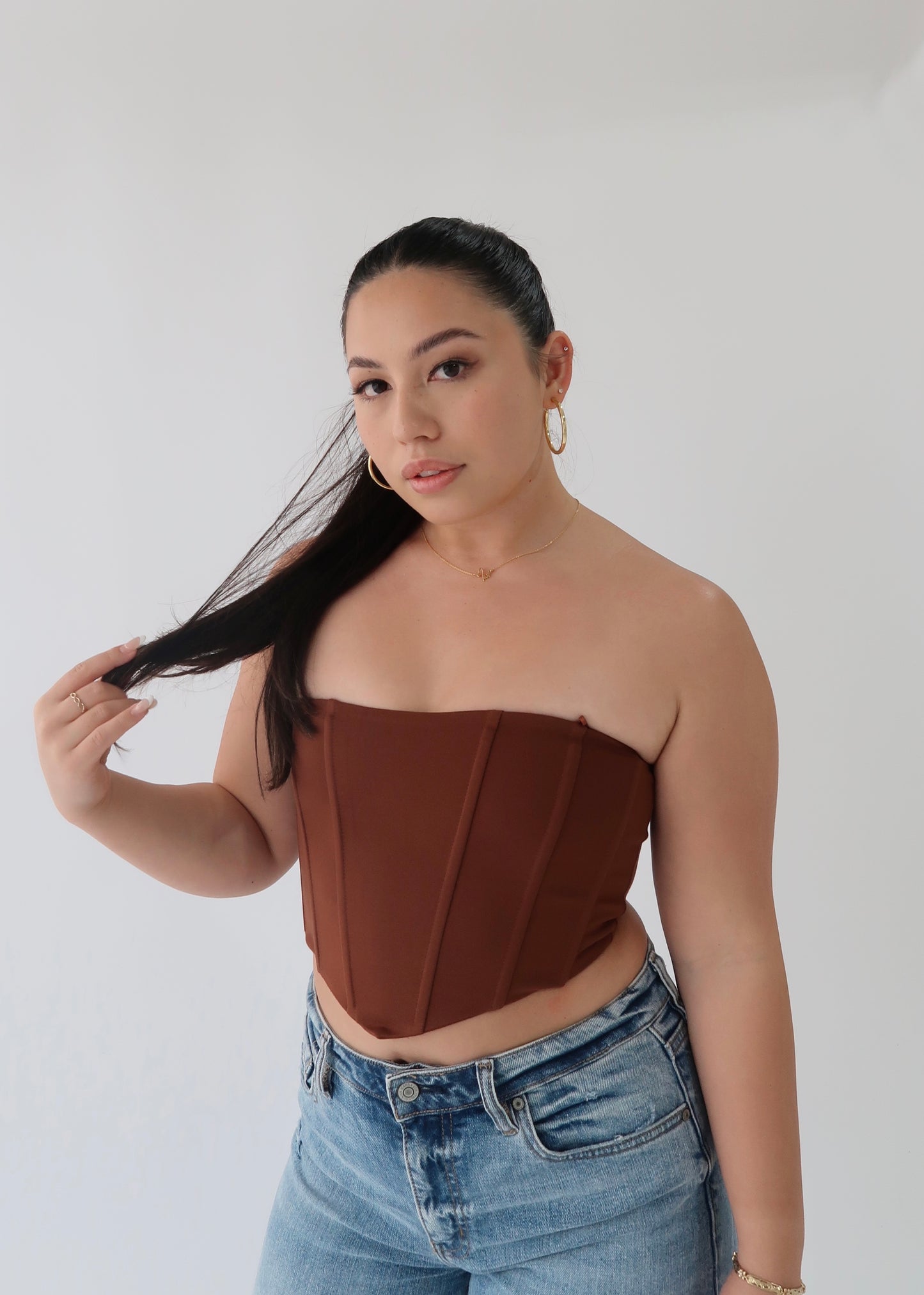 Missy Corset Crop Top