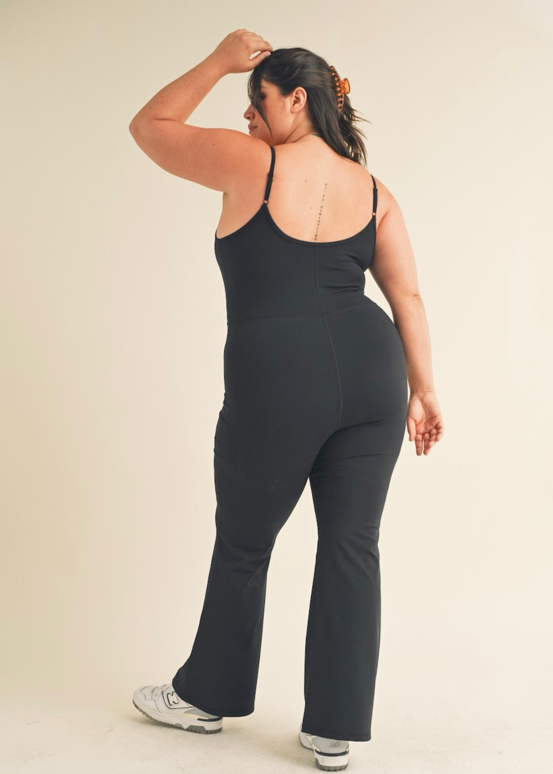 LeAnn Flare Jumpsuit (Black)