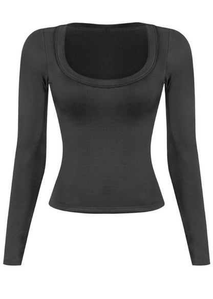 EV Basic Scoop Neck (Black)