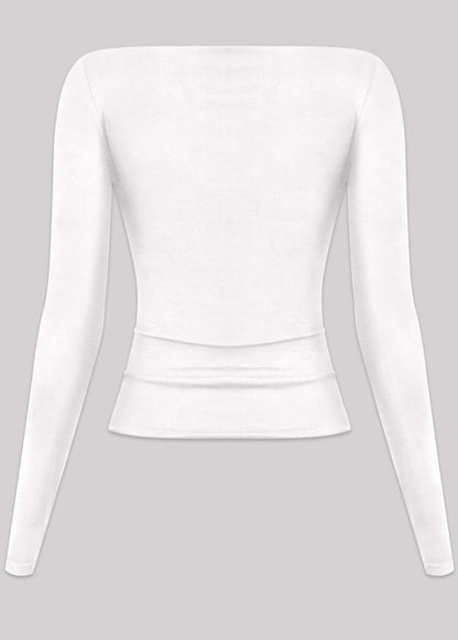 EV Basic Boat Neck (White)