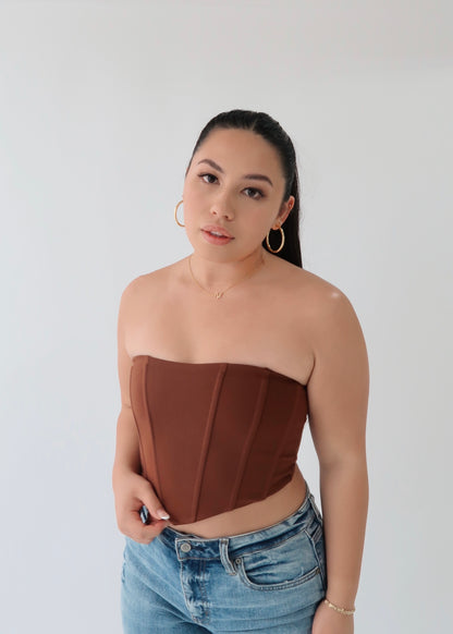 Missy Corset Crop Top