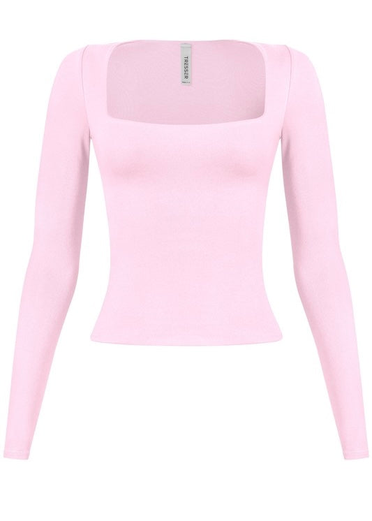 EV Basic SQ Long Sleeve (Baby Pink)